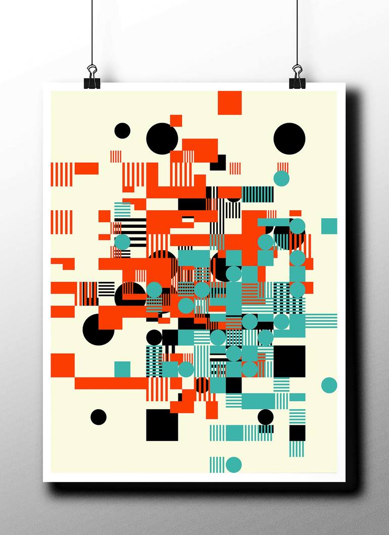 Original Abstract Digital by Peter Strnad