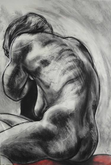 Print of Expressionism Nude Drawings by greg hoey
