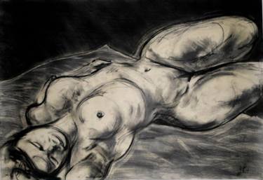 Print of Expressionism Nude Drawings by greg hoey