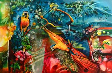 Original Expressionism Animal Paintings by Jorge Calero