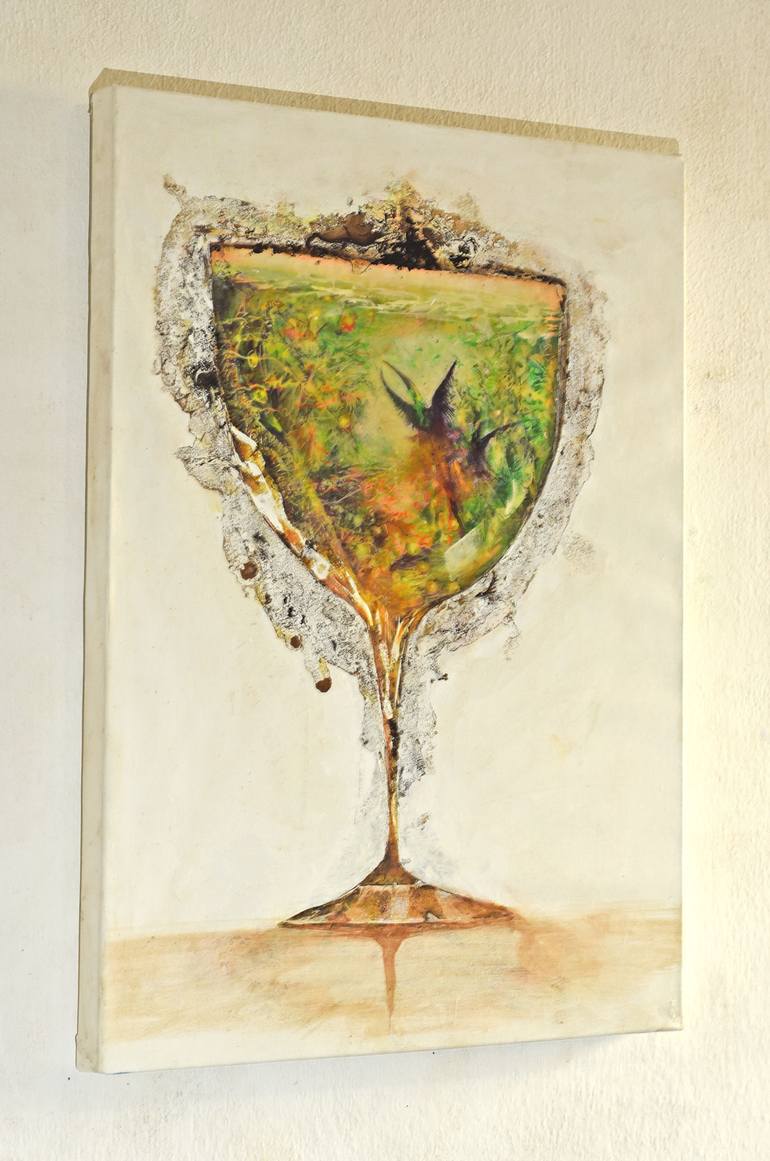 Original Expressionism Animal Painting by Jorge Calero