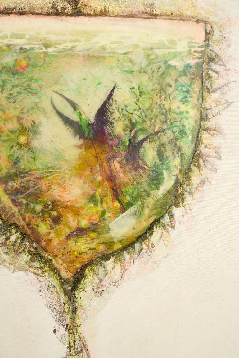 Original Expressionism Animal Painting by Jorge Calero