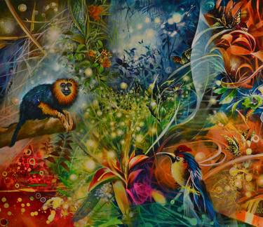 Original Expressionism Animal Paintings by Jorge Calero