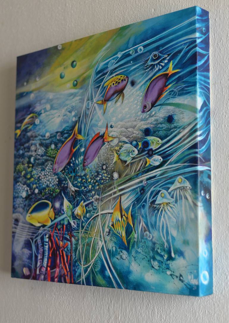 Original Expressionism Animal Painting by Jorge Calero