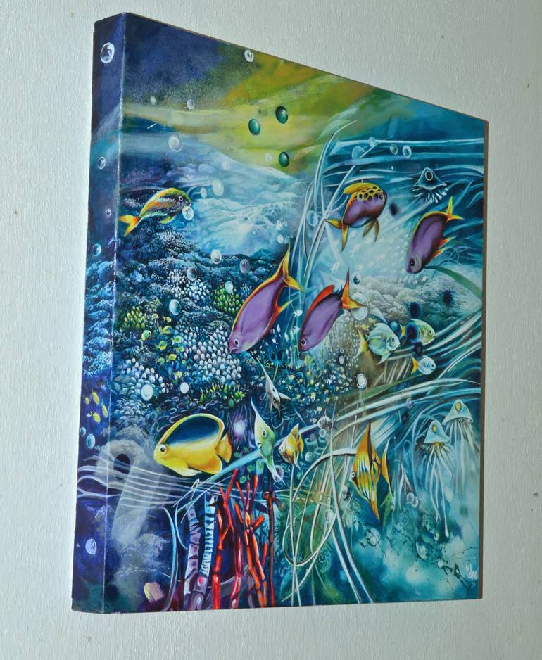 Original Expressionism Animal Painting by Jorge Calero