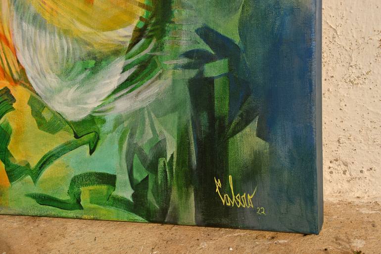 Original Expressionism Animal Painting by Jorge Calero