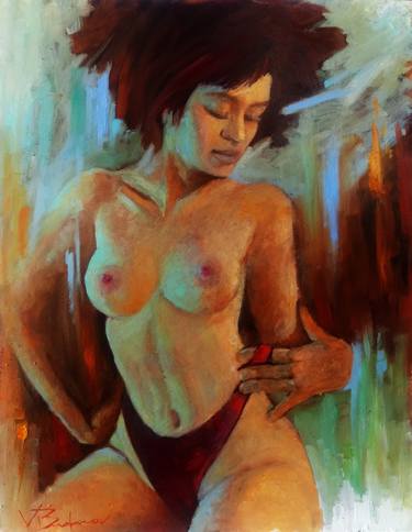 Original Erotic Paintings by Budanov Valery