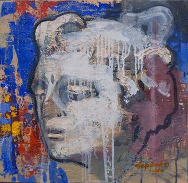 Original Abstract Portrait Paintings by Alexander Serdiuk