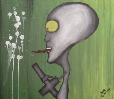 Original Humor Painting by Charlie Monroe