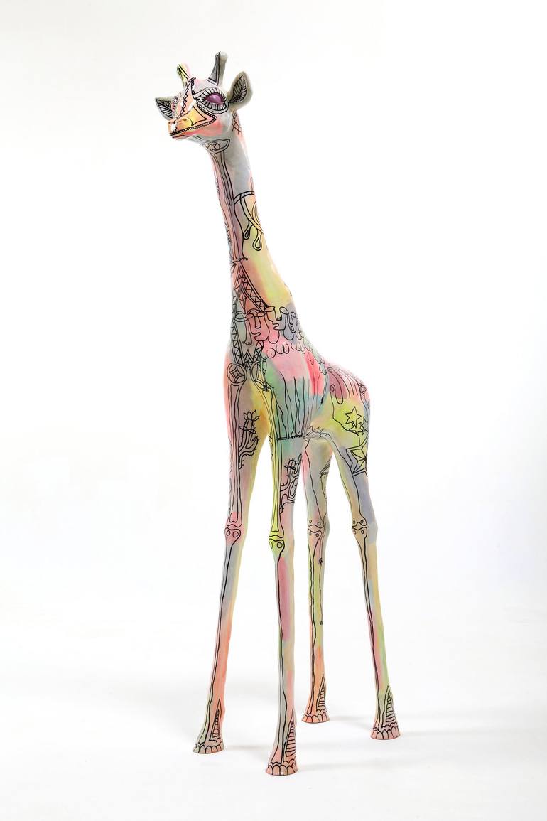 Original Pop Art Animal Sculpture by Shin Sujung
