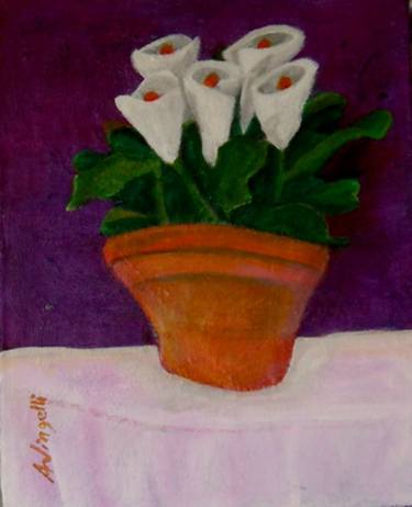 Original Floral Painting by Amalia Vingelli