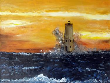 Original Seascape Painting by Daniela Torrenti