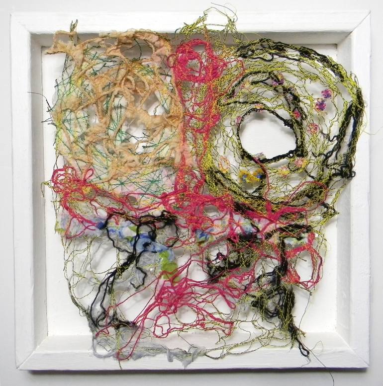 Original Abstract Installation by Kelly Darke