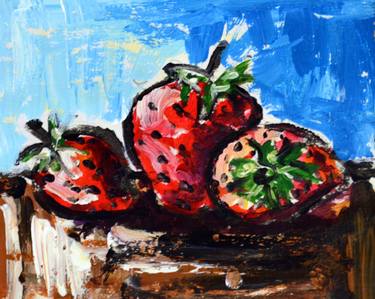 Strawberries Still Life thumb