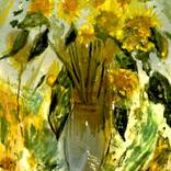 inspired by sunflower of van gogh by Kian Ziari