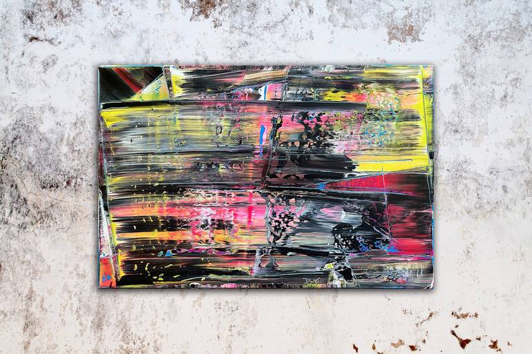 Original Abstract Painting by Preston M Smith PMS