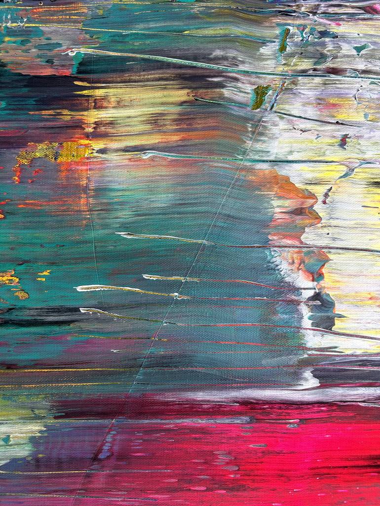 Original Abstract Expressionism Abstract Painting by Preston M Smith Pms