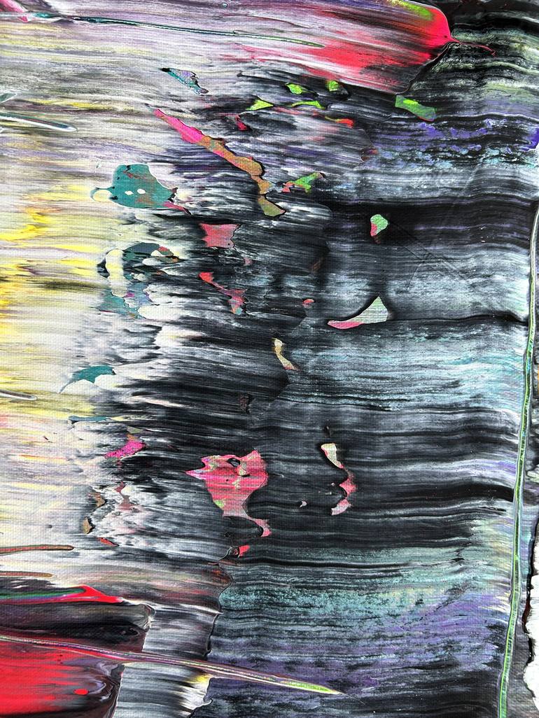Original Abstract Expressionism Abstract Painting by Preston M Smith Pms