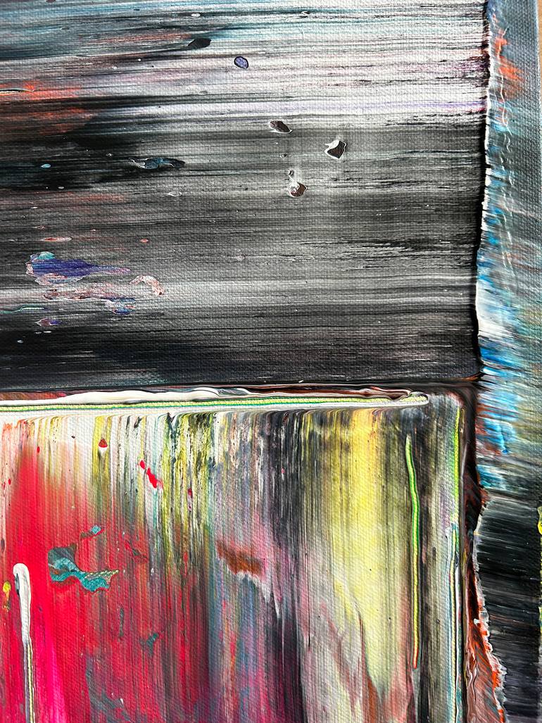 Original Abstract Expressionism Abstract Painting by Preston M Smith Pms