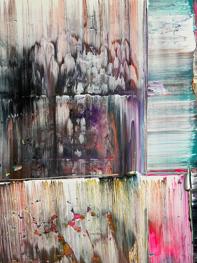 Original Abstract Expressionism Abstract Painting by Preston M Smith Pms
