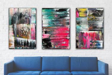 Original Abstract Paintings by Preston M Smith PMS