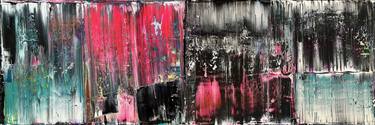 Original Abstract Expressionism Abstract Paintings by Preston M Smith PMS