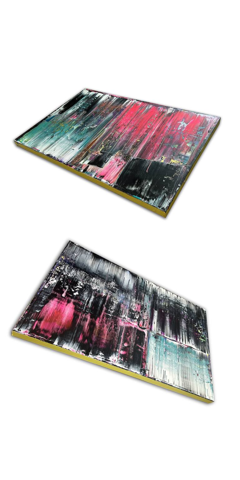 Original Abstract Expressionism Abstract Painting by Preston M Smith Pms