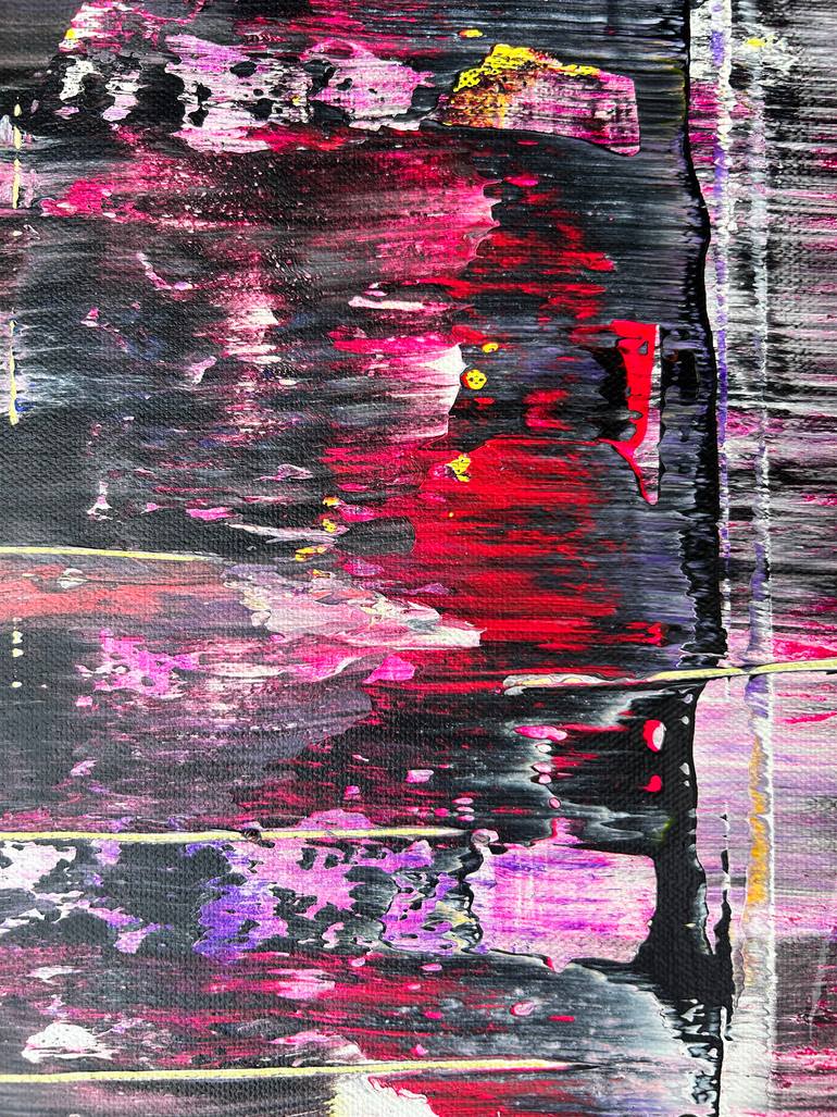 Original Abstract Expressionism Abstract Painting by Preston M Smith Pms