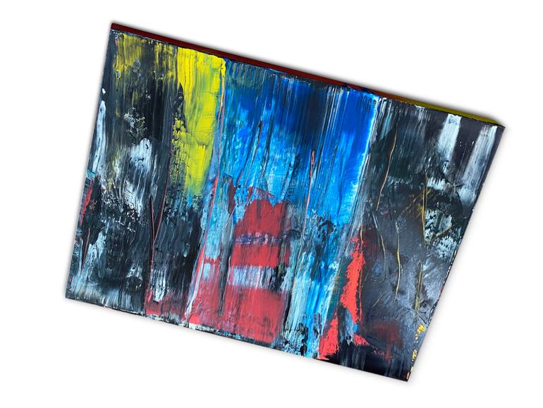 Original Abstract Expressionism Abstract Painting by Preston M Smith Pms