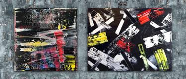 Original Abstract Paintings by Preston M Smith PMS