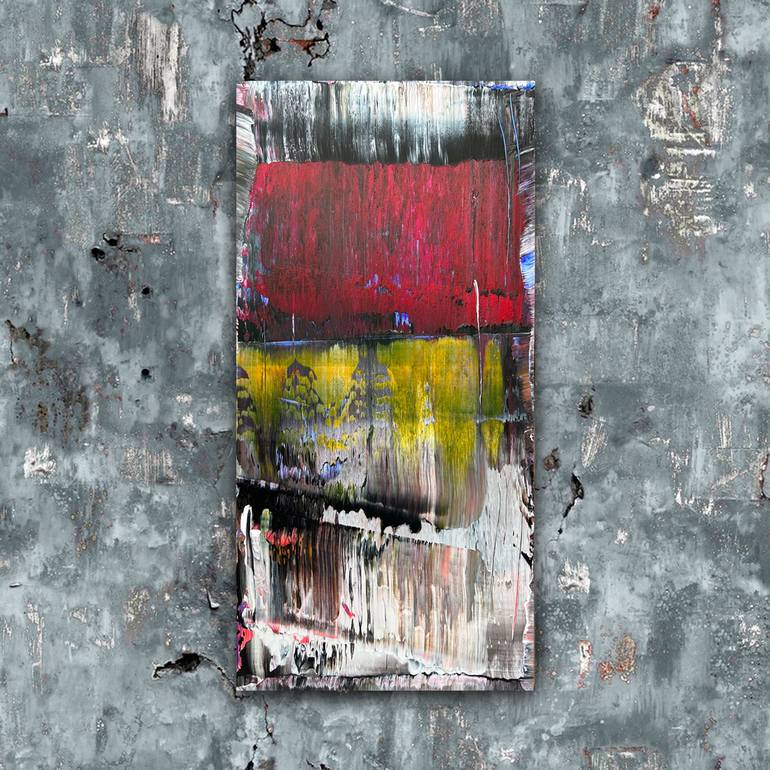 Original Abstract Expressionism Abstract Painting by Preston M Smith Pms