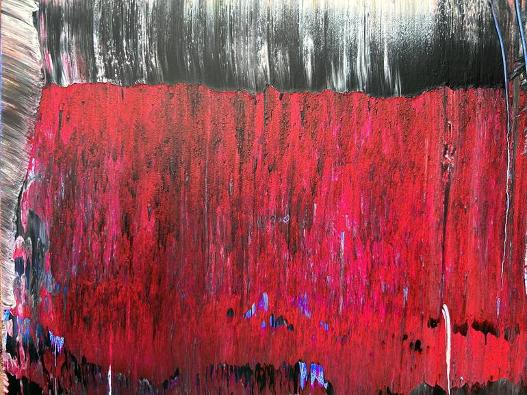 Original Abstract Expressionism Abstract Painting by Preston M Smith Pms