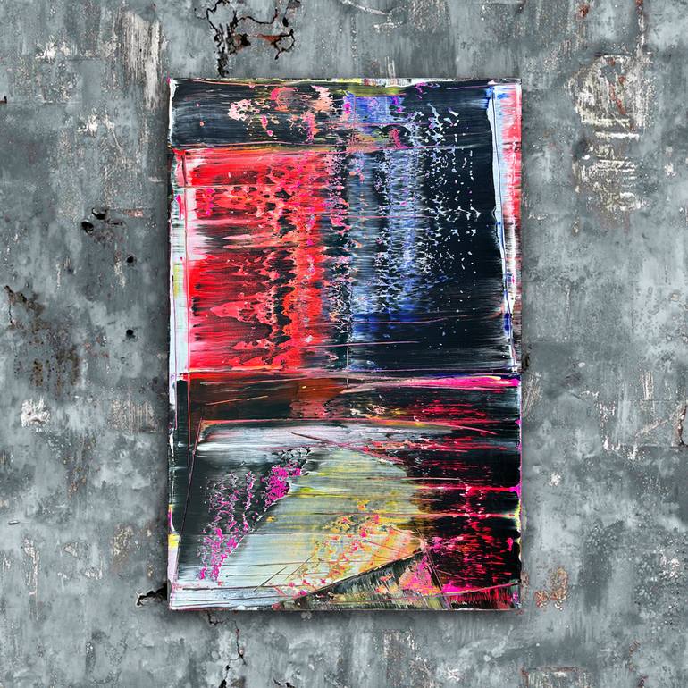 Original Abstract Expressionism Abstract Painting by Preston M Smith Pms