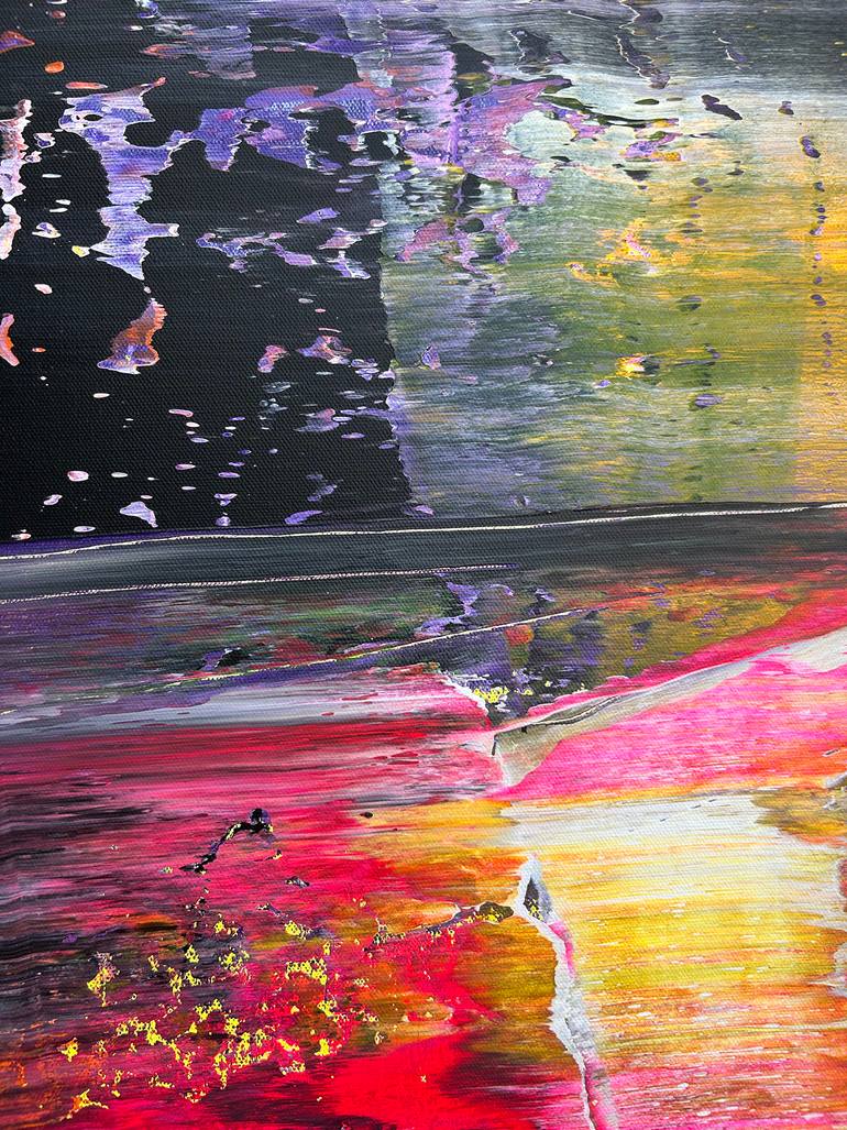 Original Abstract Expressionism Abstract Painting by Preston M Smith Pms