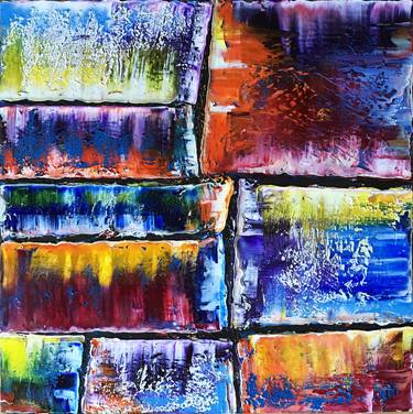 Original Abstract Paintings by Preston M Smith PMS