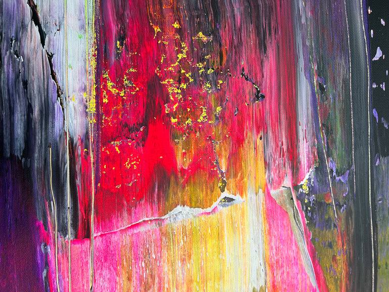 Original Abstract Expressionism Abstract Painting by Preston M Smith Pms