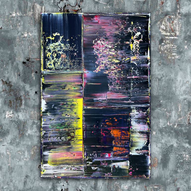 Original Abstract Expressionism Abstract Painting by Preston M Smith Pms