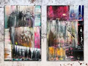 Original Abstract Paintings by Preston M Smith PMS