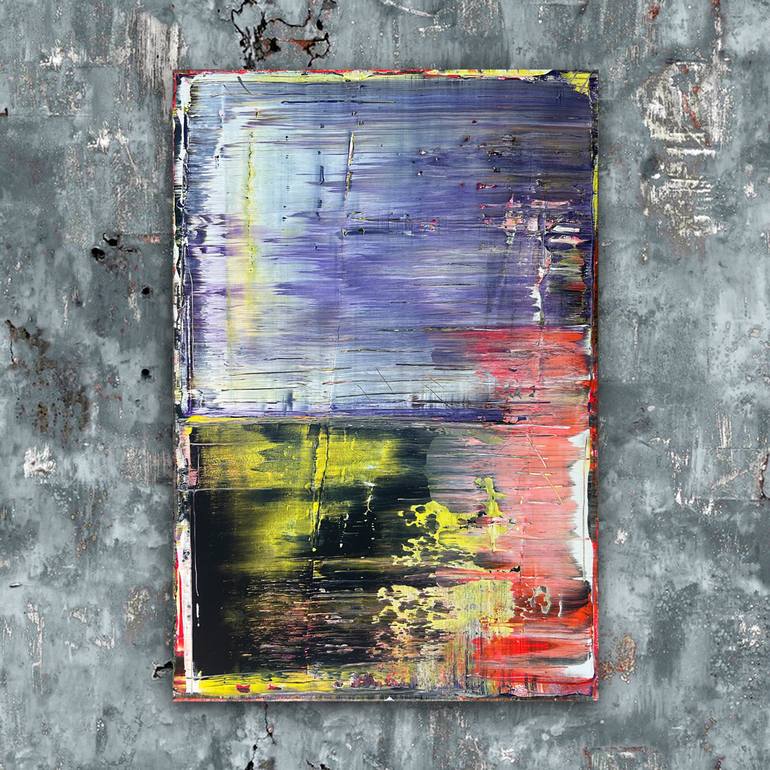 Original Abstract Painting by Preston M Smith PMS