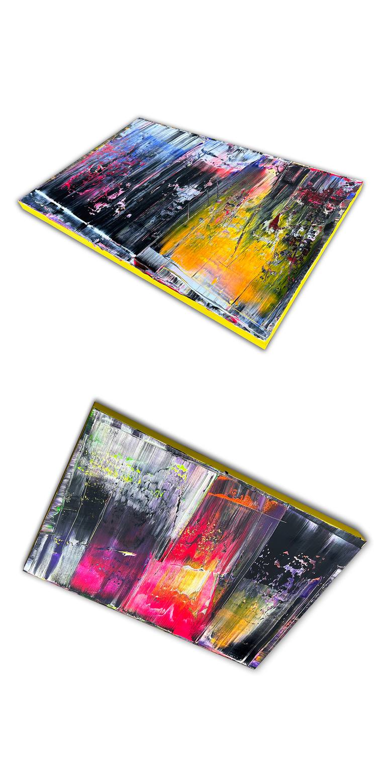 Original Abstract Expressionism Abstract Painting by Preston M Smith Pms