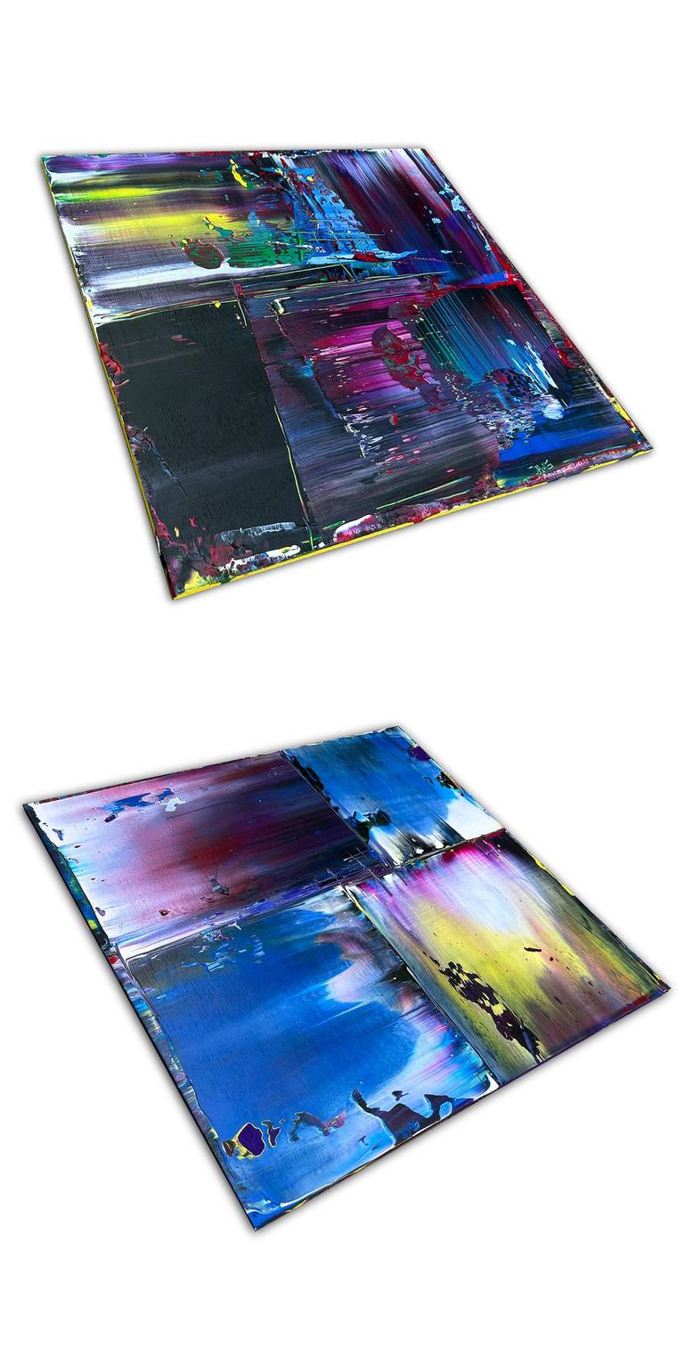 Original Abstract Expressionism Abstract Painting by Preston M Smith Pms