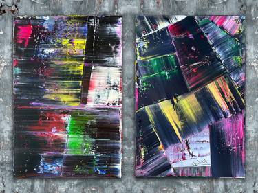 Original Abstract Paintings by Preston M Smith PMS