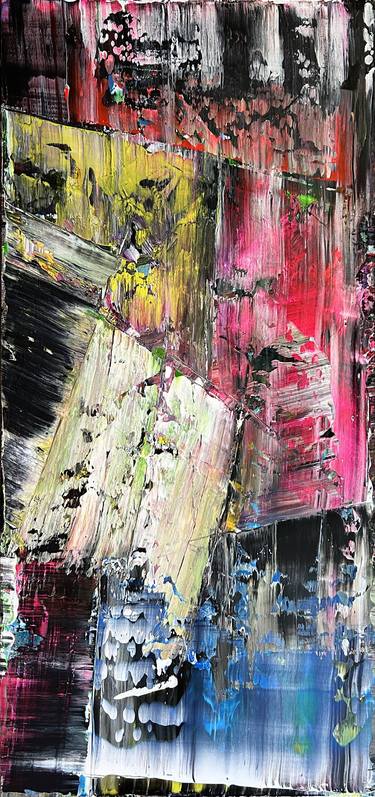 Original Abstract Expressionism Abstract Paintings by Preston M Smith PMS