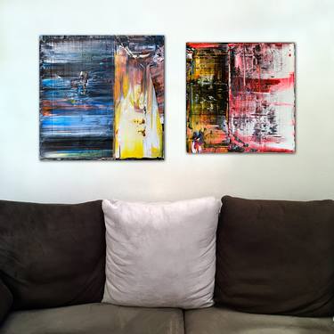 Original Abstract Paintings by Preston M Smith PMS