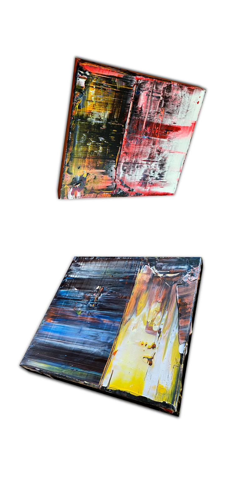 Original Abstract Expressionism Abstract Painting by Preston M Smith Pms