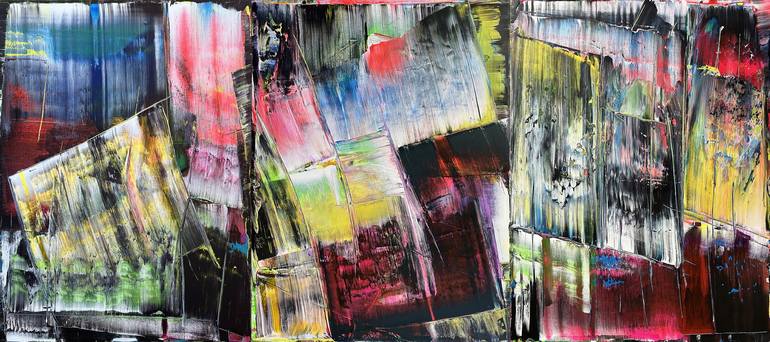 Original Abstract Expressionism Abstract Paintings by Preston M Smith Pms