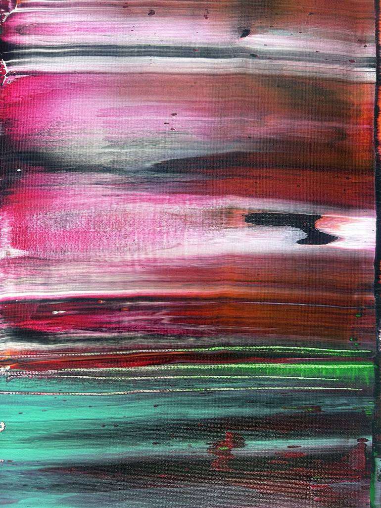 Original Abstract Love Painting by Preston M Smith PMS