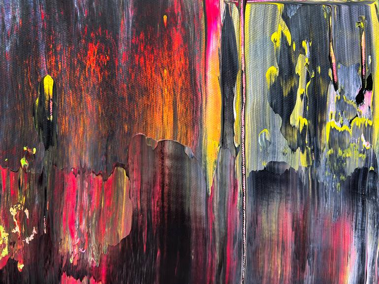 Original Abstract Expressionism Abstract Painting by Preston M Smith Pms