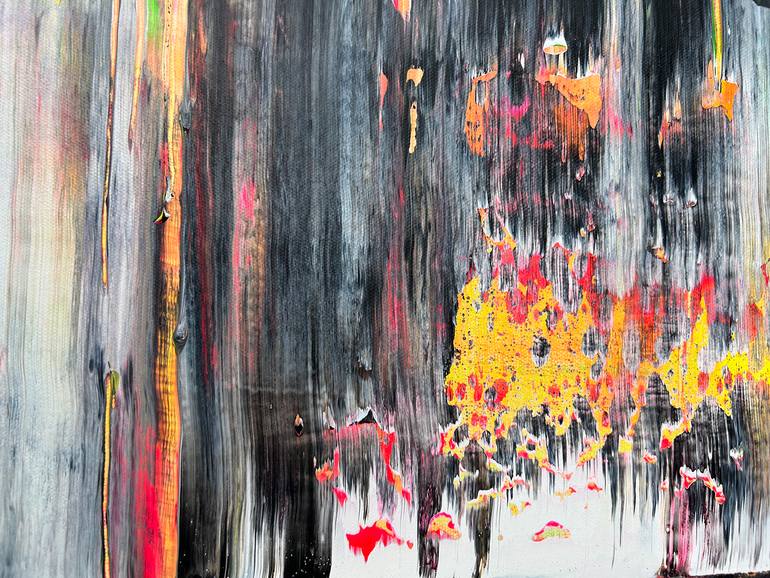 Original Abstract Expressionism Abstract Painting by Preston M Smith Pms