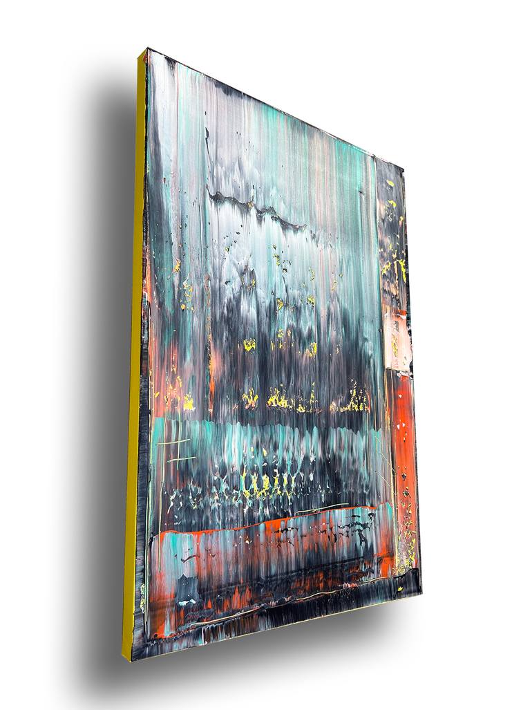Original Abstract Expressionism Abstract Painting by Preston M Smith Pms